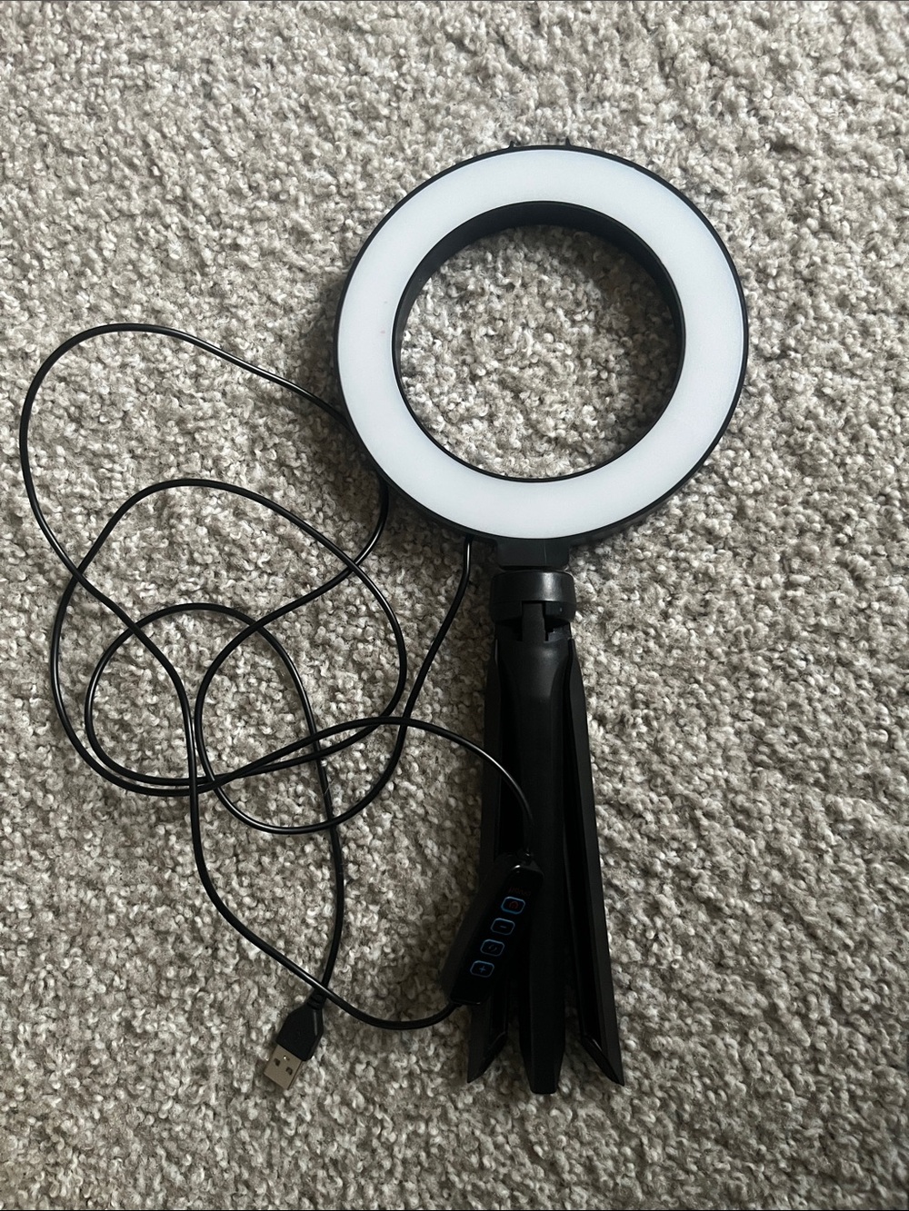 USB Ring Light - Black and White